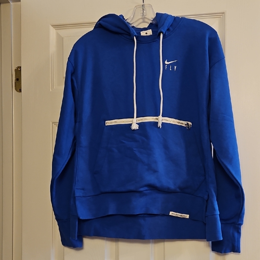 Nike Royal Blue Hoodie with White Accents